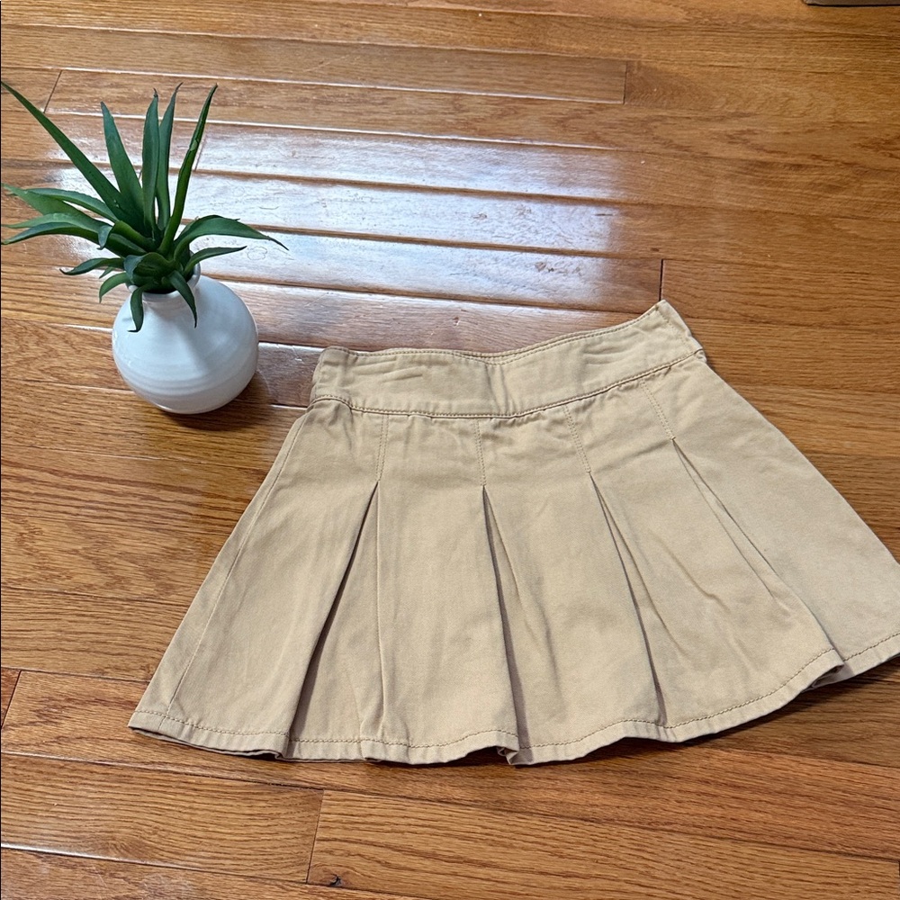 Gianni Bini Beige Skater Skirt